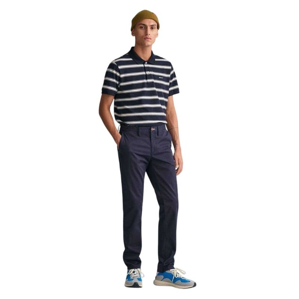 Gant Mens Twill Slim Chinos / Navy